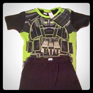Star Wars Boys pajama shirt set